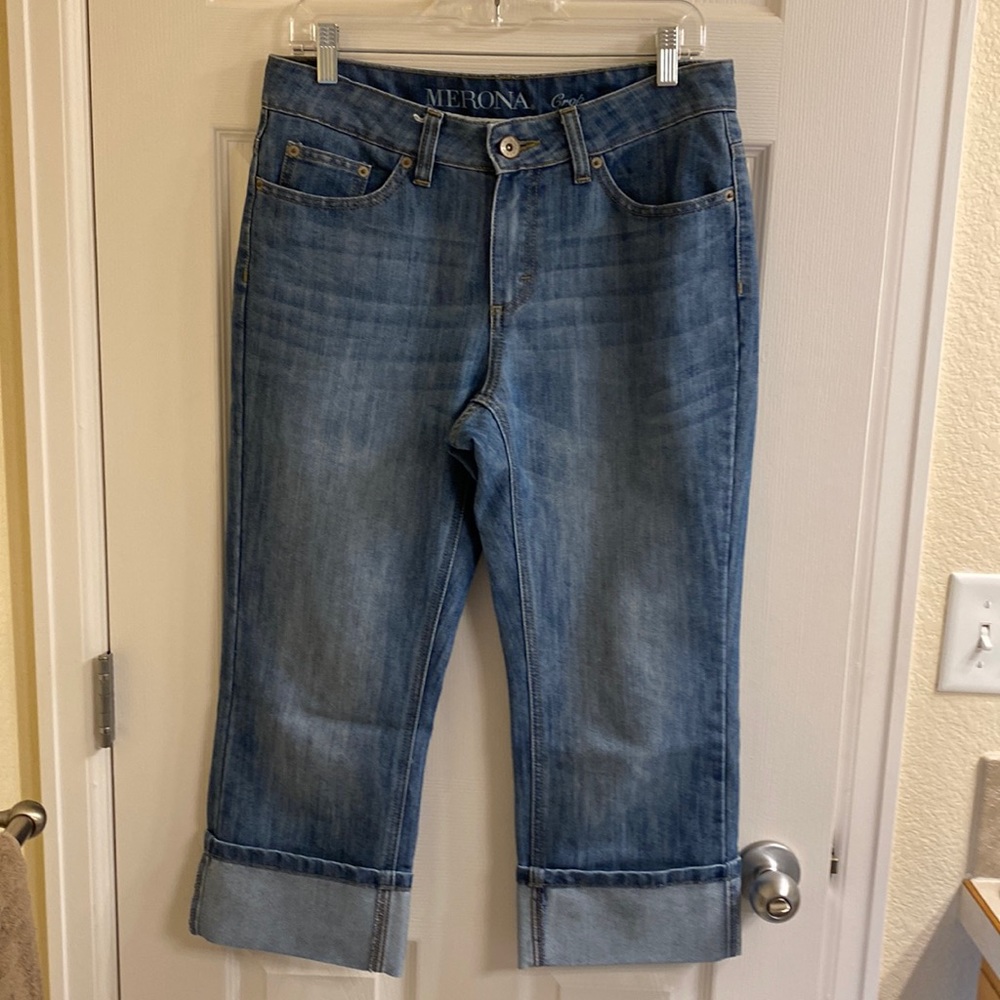 Merona denim capris
